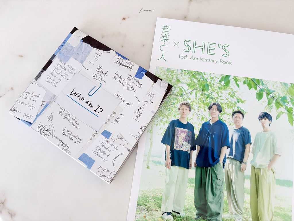8th Album『 Who am I ? 』
音楽と人 × SHE'S 15th Anniversary Book